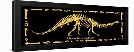 Dinosaur: Brachiosarus-ALI Chris-Framed Giclee Print