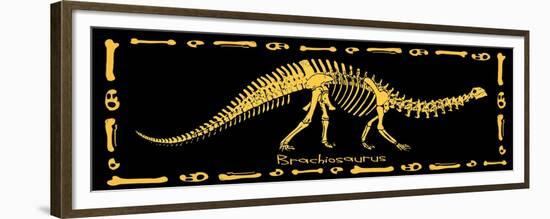 Dinosaur: Brachiosarus-ALI Chris-Framed Giclee Print