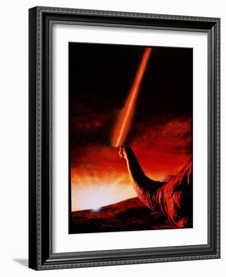 Dinosaur Extinction-Julian Baum-Framed Photographic Print