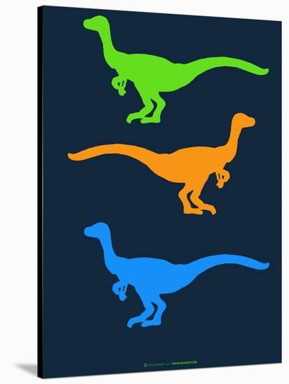 Dinosaur Family 12-NaxArt-Stretched Canvas