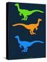 Dinosaur Family 12-NaxArt-Stretched Canvas