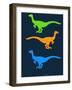 Dinosaur Family 12-NaxArt-Framed Art Print