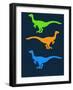 Dinosaur Family 12-NaxArt-Framed Art Print