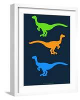 Dinosaur Family 12-NaxArt-Framed Art Print