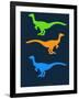 Dinosaur Family 12-NaxArt-Framed Art Print