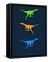 Dinosaur Family 16-NaxArt-Framed Stretched Canvas