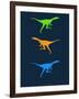 Dinosaur Family 16-NaxArt-Framed Art Print