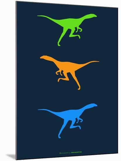 Dinosaur Family 16-NaxArt-Mounted Art Print