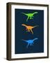 Dinosaur Family 16-NaxArt-Framed Art Print