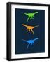 Dinosaur Family 16-NaxArt-Framed Art Print