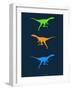 Dinosaur Family 16-NaxArt-Framed Art Print