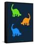 Dinosaur Family 18-NaxArt-Framed Stretched Canvas