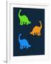 Dinosaur Family 18-NaxArt-Framed Art Print