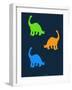 Dinosaur Family 18-NaxArt-Framed Art Print