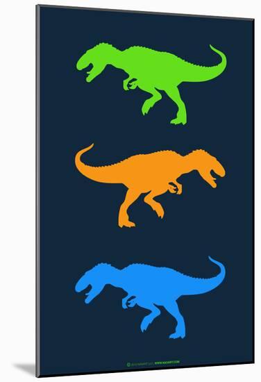 Dinosaur Family 22-NaxArt-Mounted Poster