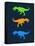 Dinosaur Family 22-NaxArt-Framed Stretched Canvas