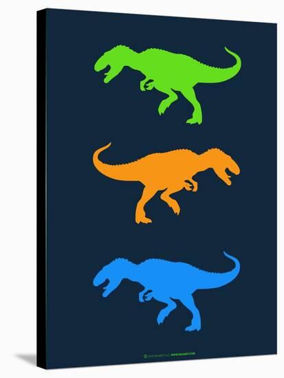 Dinosaur Family 22-NaxArt-Stretched Canvas