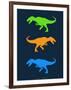 Dinosaur Family 22-NaxArt-Framed Art Print