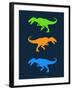 Dinosaur Family 22-NaxArt-Framed Art Print