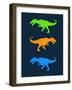 Dinosaur Family 22-NaxArt-Framed Art Print