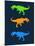 Dinosaur Family 22-NaxArt-Mounted Art Print