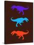 Dinosaur Family 24-NaxArt-Stretched Canvas