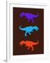 Dinosaur Family 24-NaxArt-Framed Art Print