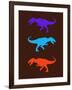 Dinosaur Family 24-NaxArt-Framed Art Print