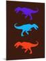 Dinosaur Family 24-NaxArt-Mounted Art Print