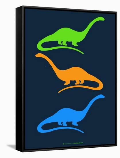 Dinosaur Family 25-NaxArt-Framed Stretched Canvas