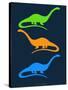 Dinosaur Family 25-NaxArt-Stretched Canvas