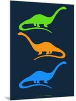 Dinosaur Family 25-NaxArt-Mounted Art Print