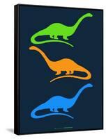 Dinosaur Family 25-NaxArt-Framed Stretched Canvas