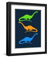 Dinosaur Family 25-NaxArt-Framed Art Print