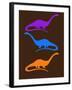 Dinosaur Family 26-NaxArt-Framed Art Print