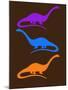 Dinosaur Family 26-NaxArt-Mounted Art Print