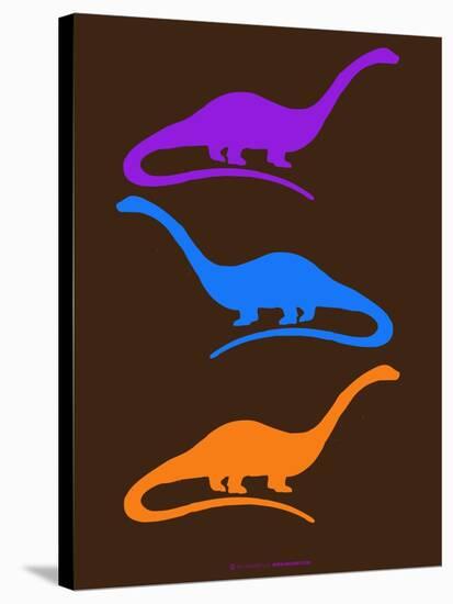 Dinosaur Family 26-NaxArt-Stretched Canvas