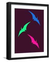 Dinosaur Family 29-NaxArt-Framed Art Print