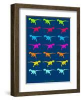 Dinosaur Family 5-NaxArt-Framed Art Print