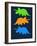 Dinosaur Family 6-NaxArt-Framed Art Print