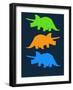 Dinosaur Family 6-NaxArt-Framed Art Print