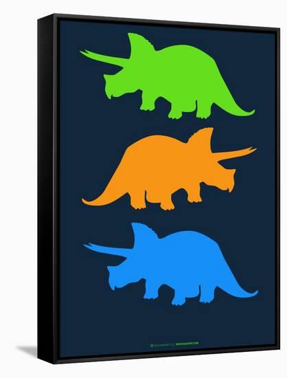 Dinosaur Family 6-NaxArt-Framed Stretched Canvas