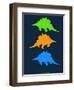 Dinosaur Family 8-NaxArt-Framed Art Print