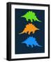 Dinosaur Family 8-NaxArt-Framed Art Print