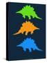 Dinosaur Family 8-NaxArt-Stretched Canvas