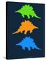 Dinosaur Family 8-NaxArt-Stretched Canvas