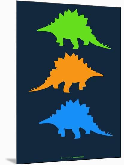 Dinosaur Family 8-NaxArt-Mounted Art Print