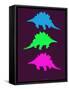 Dinosaur Family 9-NaxArt-Framed Stretched Canvas