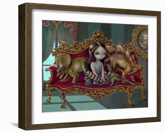 Dinosaur Friends I-Jasmine Becket-Griffith-Framed Art Print