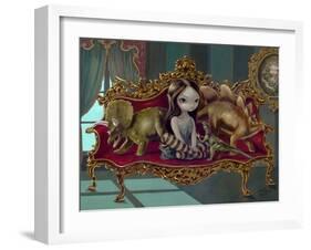 Dinosaur Friends I-Jasmine Becket-Griffith-Framed Art Print